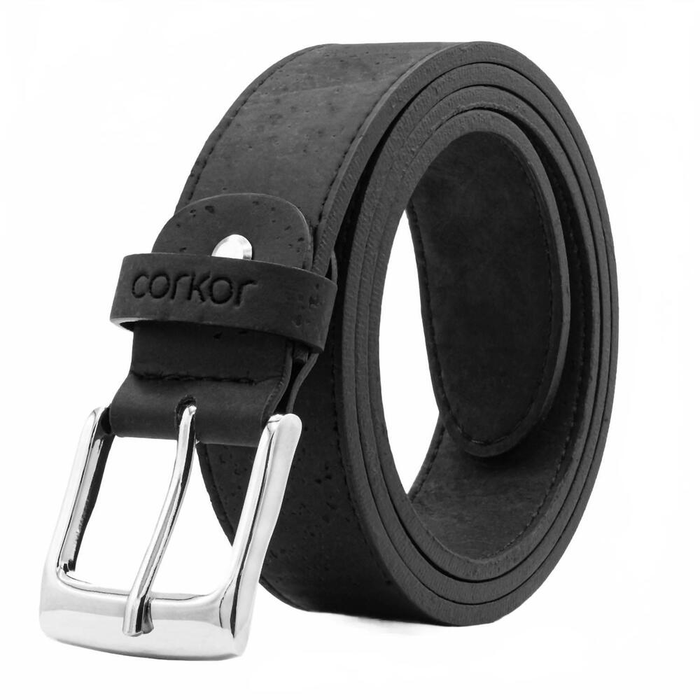 NEW CORKOR men's cork belt in black